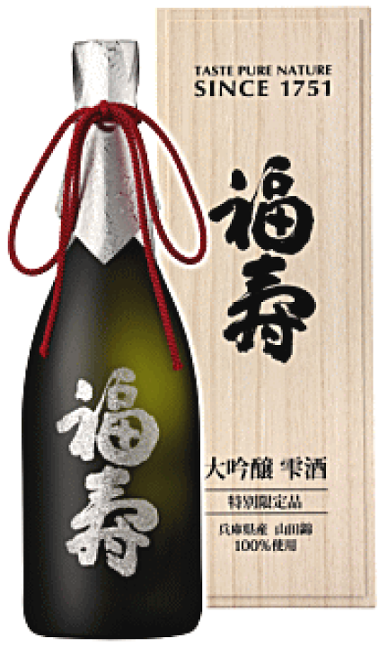 楽天市場】【送料無料※】 福寿 大吟醸 雫酒 ジュエリーボトル 720ml