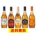 【送料無料※限定】　梅酒造り一筋、こだわりの傑作梅酒セット　the CHOYA　720mlx5本★　【チョーヤ 5本セット】原酒/フルーツ