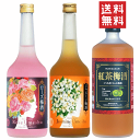 こだわりアロマ梅酒セットＡ　720ml x 3本【送料無料※地域限定...