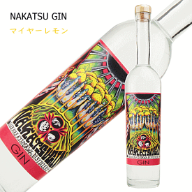 ナカツジン 《 NAKATSU GIN 》 マイヤーレモン　50度　【化粧箱選択可】　500ml　中津川蒸溜所