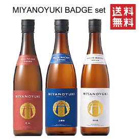 【 送料無料※限定 】 MIYANOYUKI　BAGDE series　飲み比べセット　720mlx3　/宮崎本店/宮の雪/宮ノ雪/宮乃雪