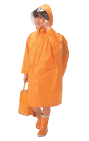 スミクラ 子供用レインウェア セーフティーコート イエロー(黄色）(キッズ用/生徒用/児童用)ランドセルが濡れない設計のレインコート カッパ(合羽/かっぱ)65〜110サイズまで全9サイズ