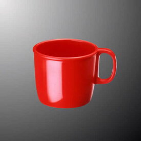 メラミン マグカップ 小 106X82mm H69mm 230cc レッド・DC[541MFR] マルケイ 業務用 食洗機対応 割れにくい 丈夫 業務用 プラスチック 樹脂 器 D8