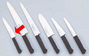 包丁・ナイフ 正広作 プラ柄 MV鋼包丁 ペティーナイフ (両刃) 13902 12cm (1-0317-2201)