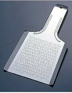 おろし器 サイズ:230mm ステンレス わさびおろしサメ吉 中 (1-0526-1202)