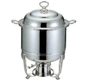 送料無料 ビュッフェ/バイキング用品 UK18-8ステンレス バロン スープウォーマー 8L(EBM25-1)(1187-1)