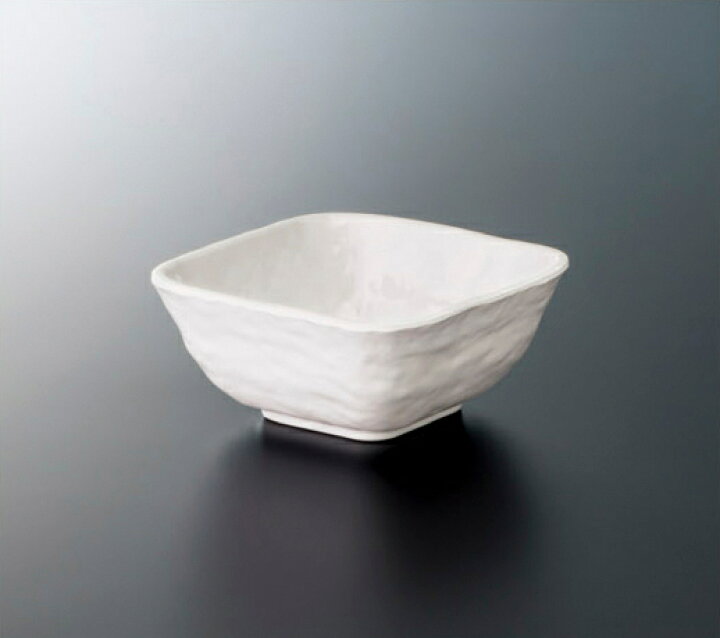 楽天市場】メラミン 角小鉢 パルホワイト・白磁 (100×100×H45mm・220ml 