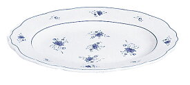 メラミン ビューティーフラワー 小判皿8吋 (210×153×H18mm) エンテック/ENTEC[BF-10]　 業務用 プラスチック製食器 割れない安全なメラミン樹脂 (EBM24-1)(1676-1)