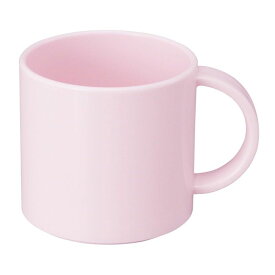 ポリプロピレン製手付コップ マイカップ(小) 260ml パステルピンク (76φ×103×H72mm) エンテック/ENTEC[No.808 P] (EBM25-1)(1540-4)