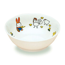 【10点セット】メラミン子供用食器 ミッフィー miffy ラーメン鉢 (170×57mm・700cc) 関東プラスチック工業［CM-51］ 業務用 保育園・幼稚園