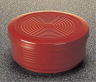 メラミン 和風食器アイテム 五人飯櫃(身・かぶせ蓋セット） 黒/ウルミ (257×121mm・3350cc) マンネン/萬…
