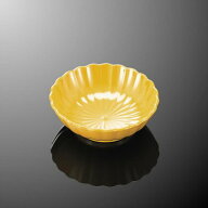 メラミン 菊割小鉢 直径113mm H34mm 170cc 黄・C 菜時器[G26Y] マルケイ 業務用 食洗機対応 割れにくい …