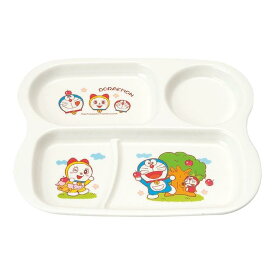 ※2個セット※メラミン子供用食器 ドラえもん ランチプレート (255×209×22mm) マルケイ［E16DO］ 業務用 プラスチック製 保育園・幼稚園・飲食店