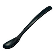 メラミン スプーン 小 183X30mm H14mm 黒[L10B] マルケイ 業務用 食洗機対応 消毒保管庫対応 小さ目ヘッ…