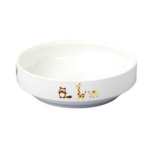 ※5個セット 強化磁器 14.5cm すくいやすい食器【1714-1350】 145X42mm 470cc ホリデー おぎそ 業務用 割れにくい 丈夫 業務用 子ども用 強化磁器製 食器 皿