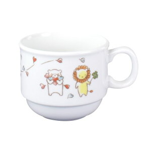 ※5個セット 強化磁器 7.8cmカップ【1977-1360】 78X67mm 210cc そよかぜ おぎそ 業務用 割れにくい 丈夫 業務用 子ども用 強化磁器製 食器 皿