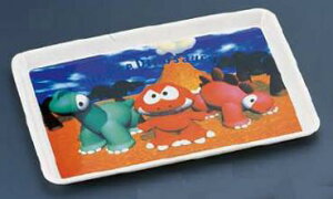 子供用食器★キャラクター メラミン製・プラスチック製 保育園・幼稚園 メラミン「ダイナソワーズ」シリーズ FRPトレー(1-2441-1701)
