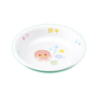 メラミン子供用食器 うみのなかまたち 深皿 (110×22mm・100ml) 三信化工[MS-16UMI] 保育園・幼稚園給食 …