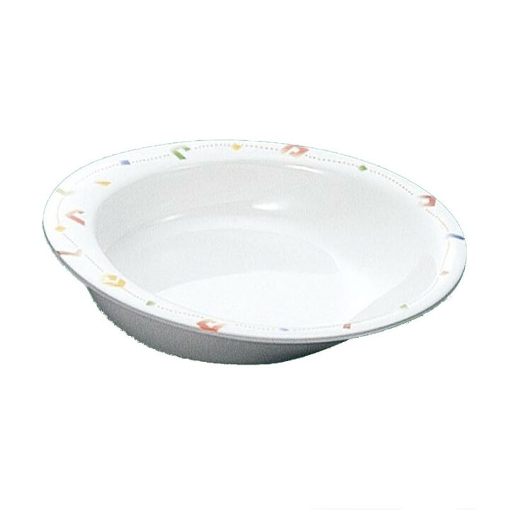 楽天市場】メラミン製自助食器 ユニバーサル 中皿 リズム (180×160 