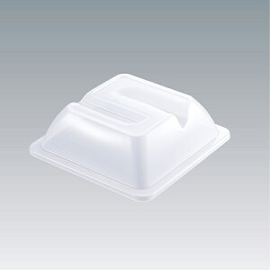 PP �t�[�h�J�o�[/�p�M�p (168×168×H53mm) �z���C�g[C-1616W]�O�M���H �����̊����⚺�׋ۂ̕t����h�� �H��p�ӂ�