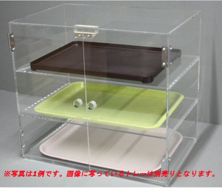 楽天市場】送料無料!アクリル製サンプルケース 3段 SC-3[保育園 
