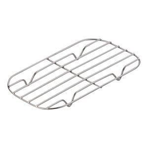 弁慶 18-8ステンレス 長バットアミ 14型(119×64) バット用網 業務用 厨房用品 水切り 油切り (1-0136-1002)