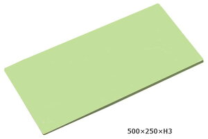 住友 カラーソフトまな板 厚さ3mmタイプ(500×250×H3)CT−525 グリーン(1-0378-0111)