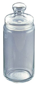 保存容器 キッチンポット・ガラス製容器 Arcoroc(アルコロック) ポットクラブ (ガラス製) 12252 (Ф105×H265mm)1.5L かわいいガラス製キャニスター 蓋付 瓶/ビン キャンディ・クッキーな