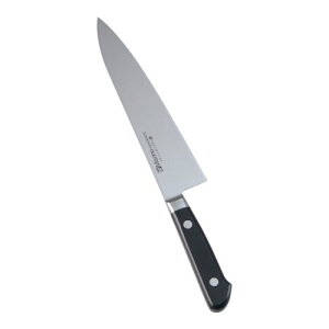 包丁・ナイフ 刃とツバが一体で衛生的! ミソノ・ステンレスモリブデン鋼包丁 牛刀(両刃)No.518 19.5cm (1-0312-0202)