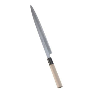 包丁・ナイフ 中霞・玉白鋼 雪藤 ふぐ引(テッサ庖丁)包丁 (片刃) 27cm (1-0298-1102)