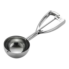 アイスヘラ・デッシャー ステンレス製 130cc 18-8 デッシャー ＃6 (1-0947-0101)