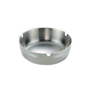 卓上用品・灰皿 ステンレス製 スタッキング(積み重ね)可能! 18-8 シティースタック灰皿 9cm (1-2025-0703)