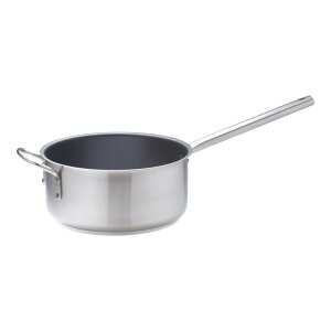 ムラノ インダクション テフロンセレクト 片手浅型鍋(蓋無)28cm MURANO 18-8ステンレス 業務用 プロ仕様 電磁調理器対応 疲れにくい 片手鍋 テフロン加工 調理用 IH対応 浅鍋 【ISF_TKG】(1-0008-0205)