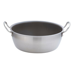 TKG IHセレクト 2層クラッド両手鍋 30cm ステンレス アルミクラッドニ層鋼 業務用 プロ仕様 電磁調理器対応 なべ 調理用 IH対応 深鍋 両手鍋 煮物 揚げ物 炒め物 万能鍋 高耐久性 極厚仕様 (1-0017-