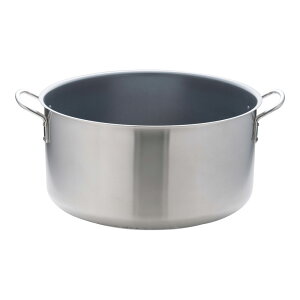 ムラノ インダクション テフロンセレクト 外輪鍋(蓋無)45cm MURANO 18-8ステンレス 業務用 プロ仕様 電磁調理器対応 テフロン加工 なべ 調理用 IH対応 ソテーパン ソトワ 両手鍋 (1-0007-0309)