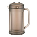 BK ノンウェットピッチャー 1.7L スモークブラウン 業務用 卓上用品 水差し ポット 冷水 飲食店 カフェ ラーメン屋 耐…