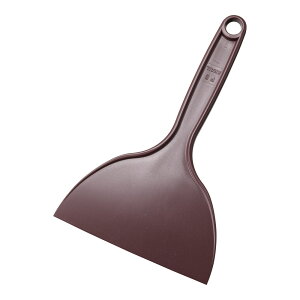 MPフーズ カラーポリヘラ MPF-LHL 大 赤 異物混入対策 金属探知機に反応可能なプラスチック素材 (1-0451-2302)