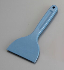 MPF カラーシリコンスクレイパー MP-SS-H 小 短柄 青 異物混入対策 金属探知機に反応可能なプラスチック素材 (1-0451-2101)