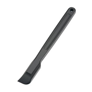 MPフーズ シリコンクリーンヘラ S MP-CH-S 黒 異物混入対策 金属探知機に反応可能なプラスチック素材 (1-0451-1701)