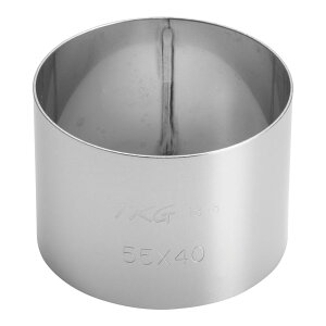 SA18-8 ASZNOی^ 55×H40mm (0.8mmEASo)P[L^ Ă^ v`P[L Ȃ [X^ P[LO (1-1085-0508)