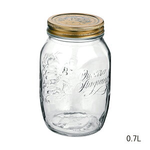 Bormioli Rocco/ボルミオリ・ロッコ クアトロスタッジオーニ ジャー 3.49760 0.7L ガラス製 瓶/ビン/保存容器 ジャム・漬物・マリネ・オイル漬けや、作り置きサラダに。しっかり蓋が締まるの