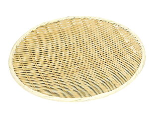 竹製 樹脂渕丸盆ザル 21cm  料理道具 ざる 水切り (9-0271-0902)