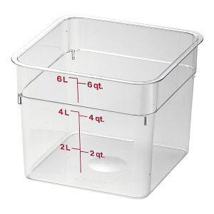 �L�����u�� �p�^�t�[�h�R���e�i�[�N���A�[�@6SFSCW �@�W�Ȃ� �v���X�`�b�N�� �ۑ��e�� CAMBRO �H����@�Ή� �ڐ���t�� (9-0213-0803)