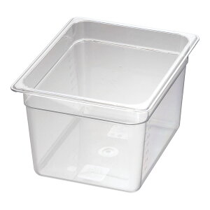 キャンブロ・フードパン 28CW 1/2 200mmクリアー  CAMBRO 保存容器 プラスチック製 目盛り付き 食品保存 食器洗浄機対応(9-0129-0140)