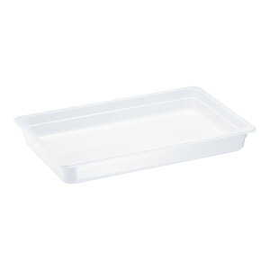 TRトライタン フードパン ホワイト 1/1×65mm 8451WH  保存容器 食品保存 プラスチック製 食器洗浄機対応 耐薬品性 耐衝撃性(9-0127-0601)