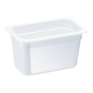 TRトライタン フードパン ホワイト 1/4×150mm 8483WH  保存容器 食品保存 プラスチック製 食器洗浄機対応 耐薬品性 耐衝撃性(9-0127-0616)