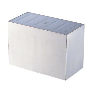 18-8中華庖丁差 横型   業務用 ステンレス製 包丁入れ 包丁収納 ナイフスタンド ナイフラック (9-0386-1001)