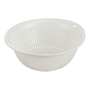 ホーム&ホーム PPコランダー 21cm  プラスチック製 キッチン用品 ザル 水切り ボール 抗菌剤配合 SIAAマーク取得 ホワイト (9-0262-0501)