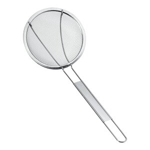 ステンレスシンプルカス揚げ 140mm(16メッシュ)  業務用 ステンレス製 揚げ物用品 厨房用品 アミ すくい網 (9-0435-1008)