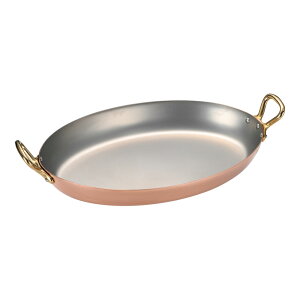 ���[�r���J�p�[�C�m�b�N�X����I�[�o���p���@6524.30�@30cm �@Mauviel ���p �e�[�u���T�[�r�X COPPER+STAINLESS STEEL(9-1891-0701)